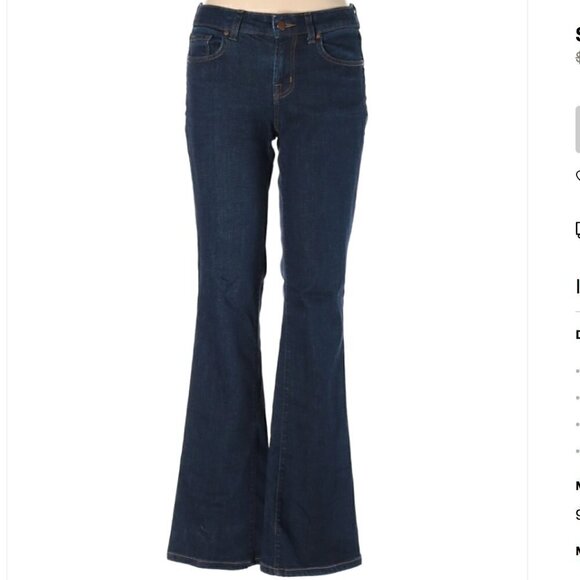 J Brand | Curvy Fit Bootcut Jeans Dark Wash Size 29 - Picture 5 of 8